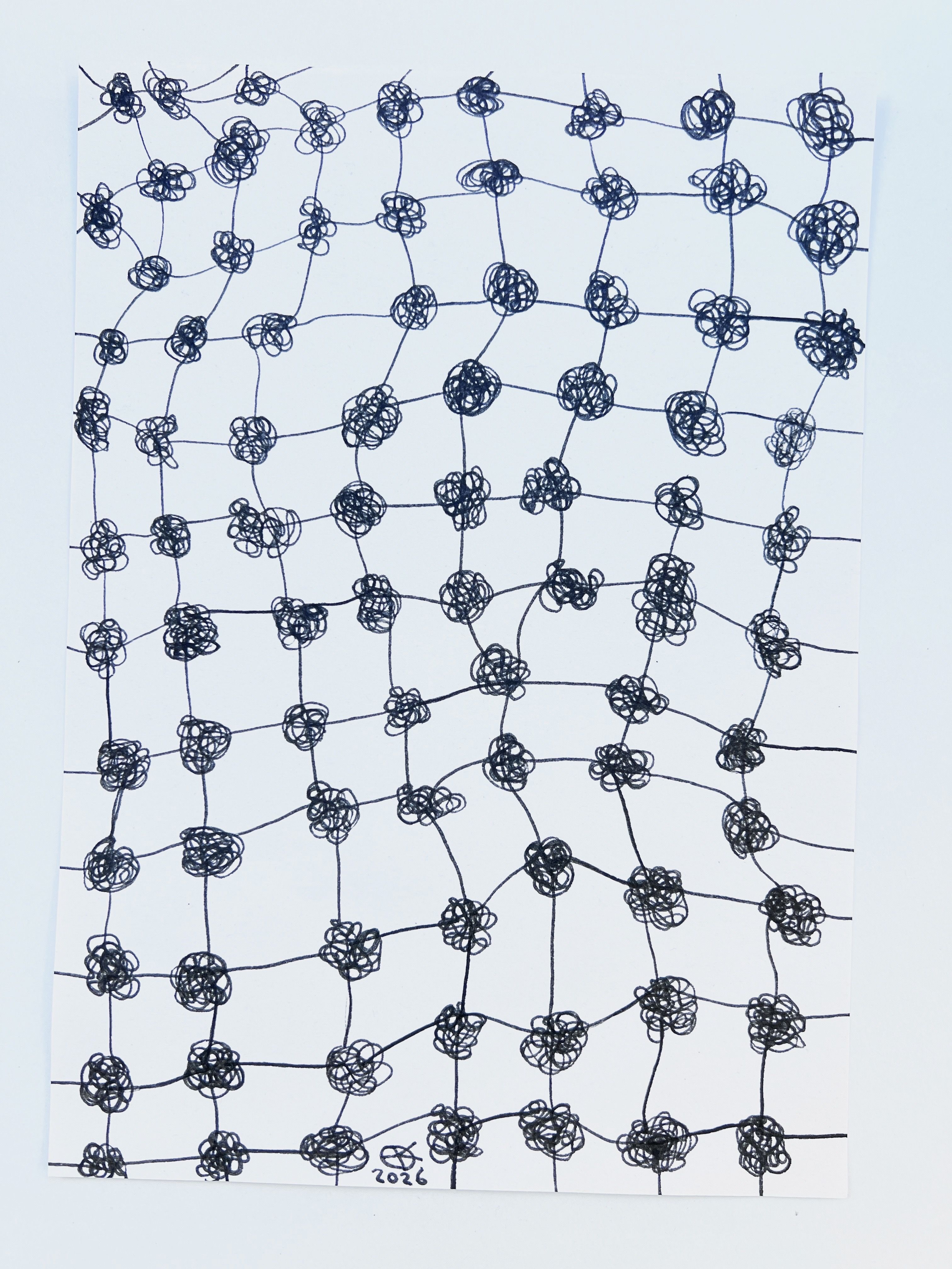 Meshy Drawing. no. 32, artist sketch