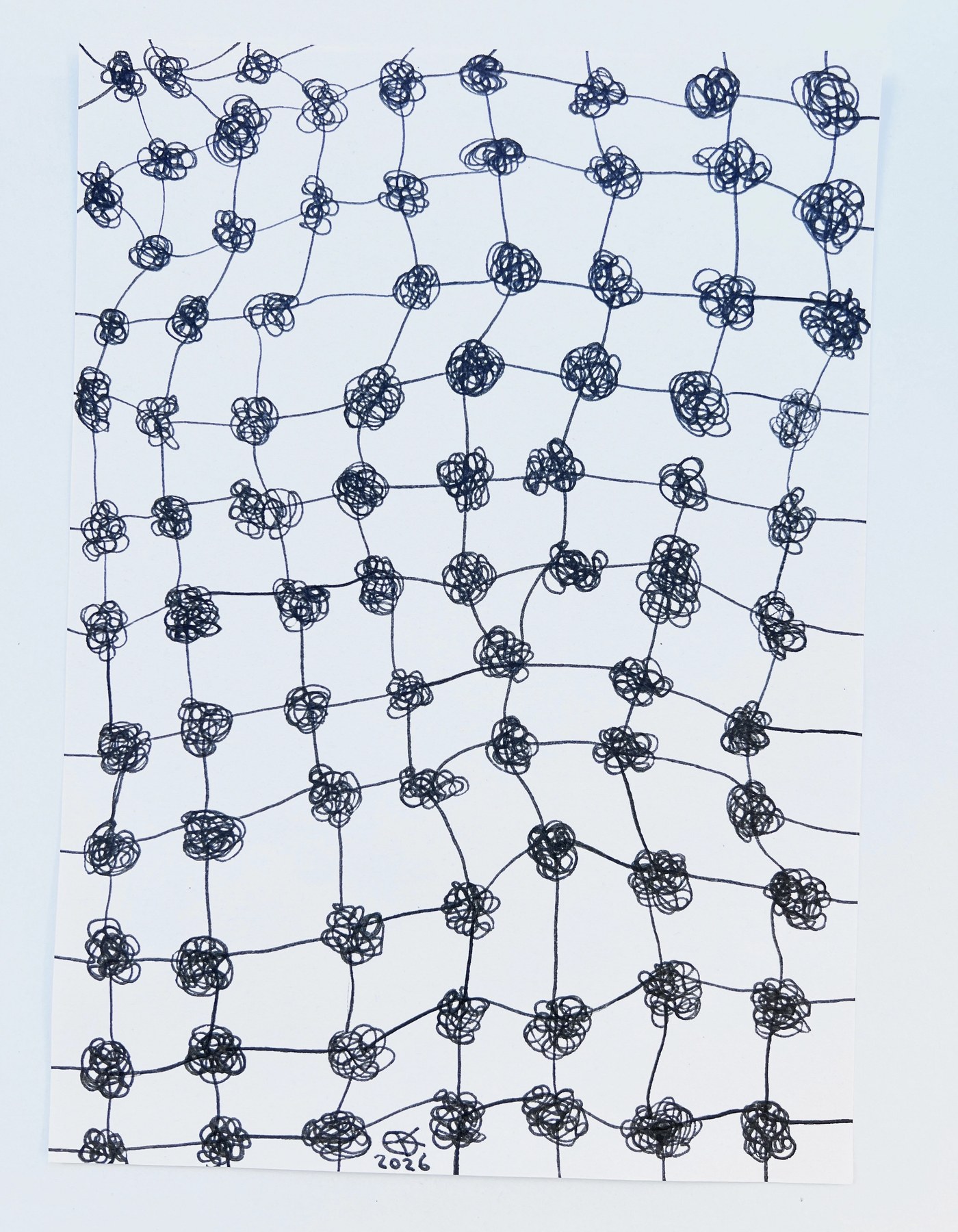 Meshy Drawing. no. 32, artist sketch