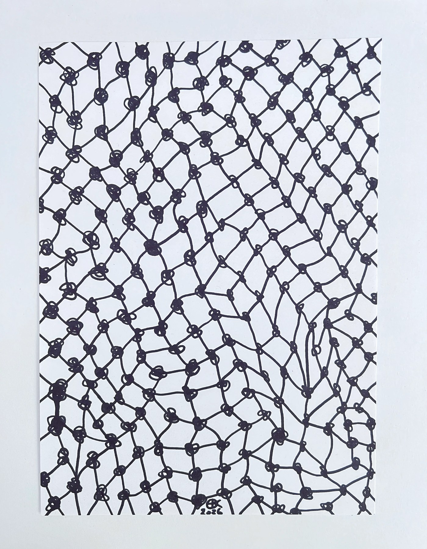 Meshy Drawing no. 46, artist sketch