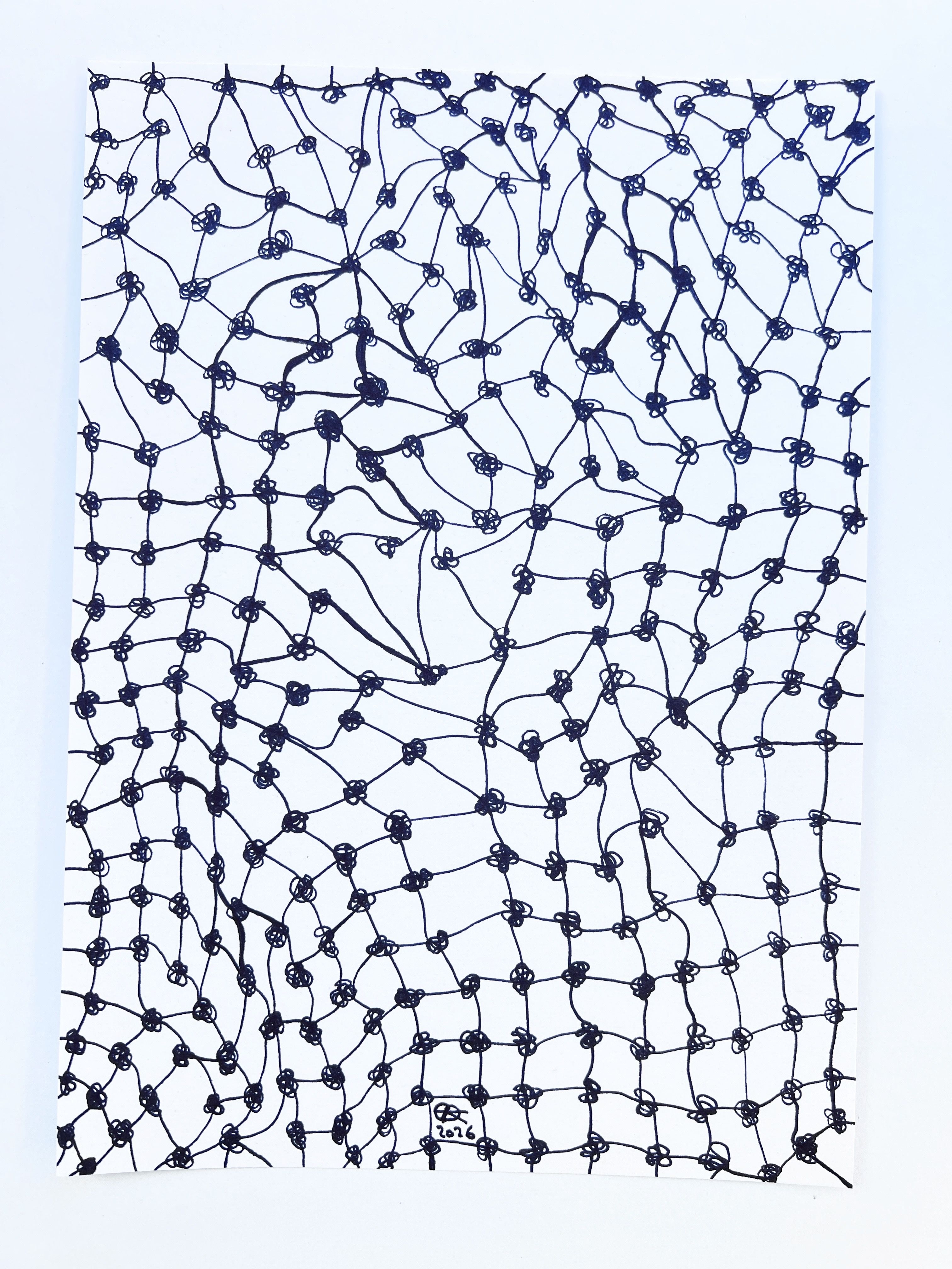 Meshy Drawing no. 34, artist sketch