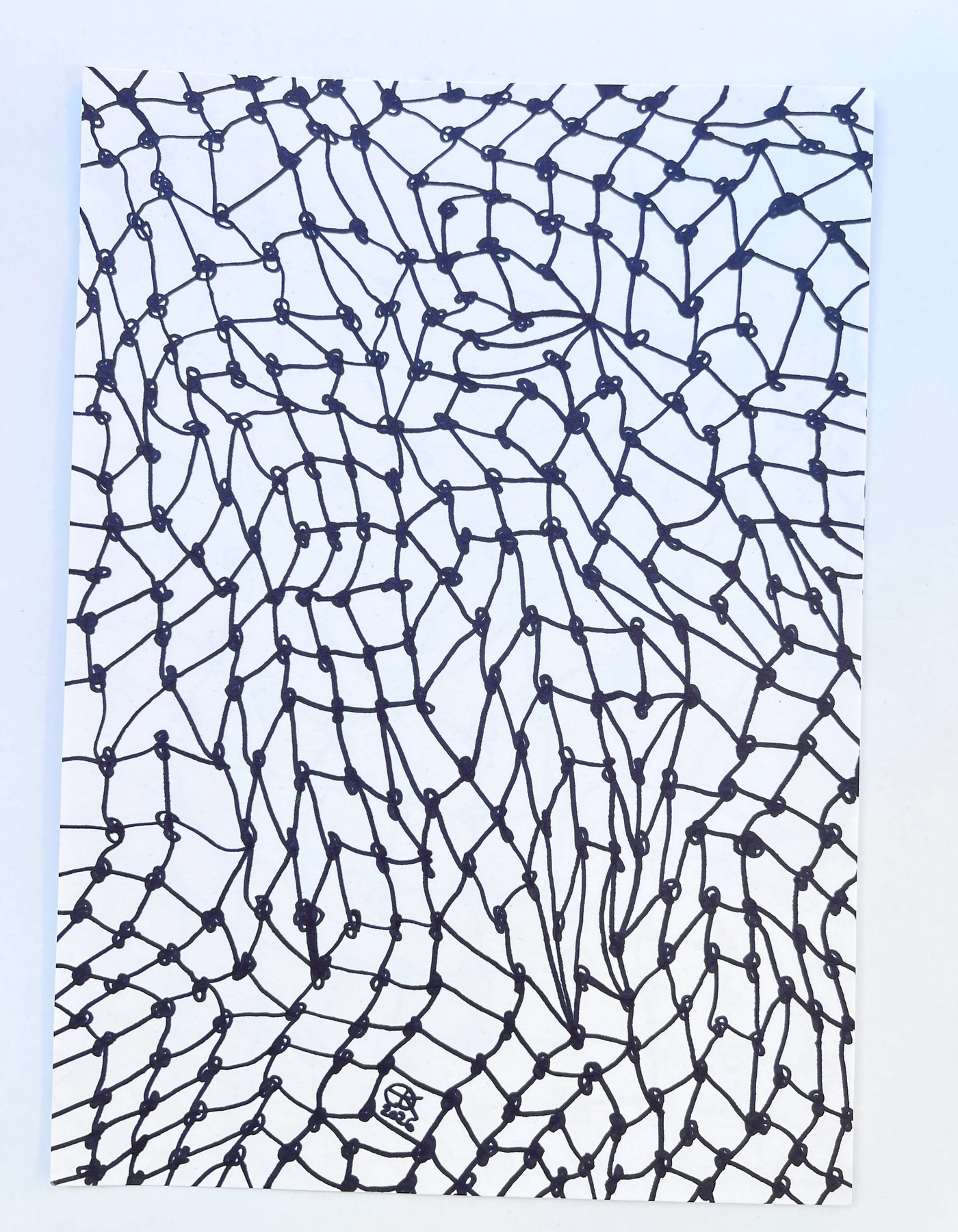 Meshy drawing no.36, artist sketch