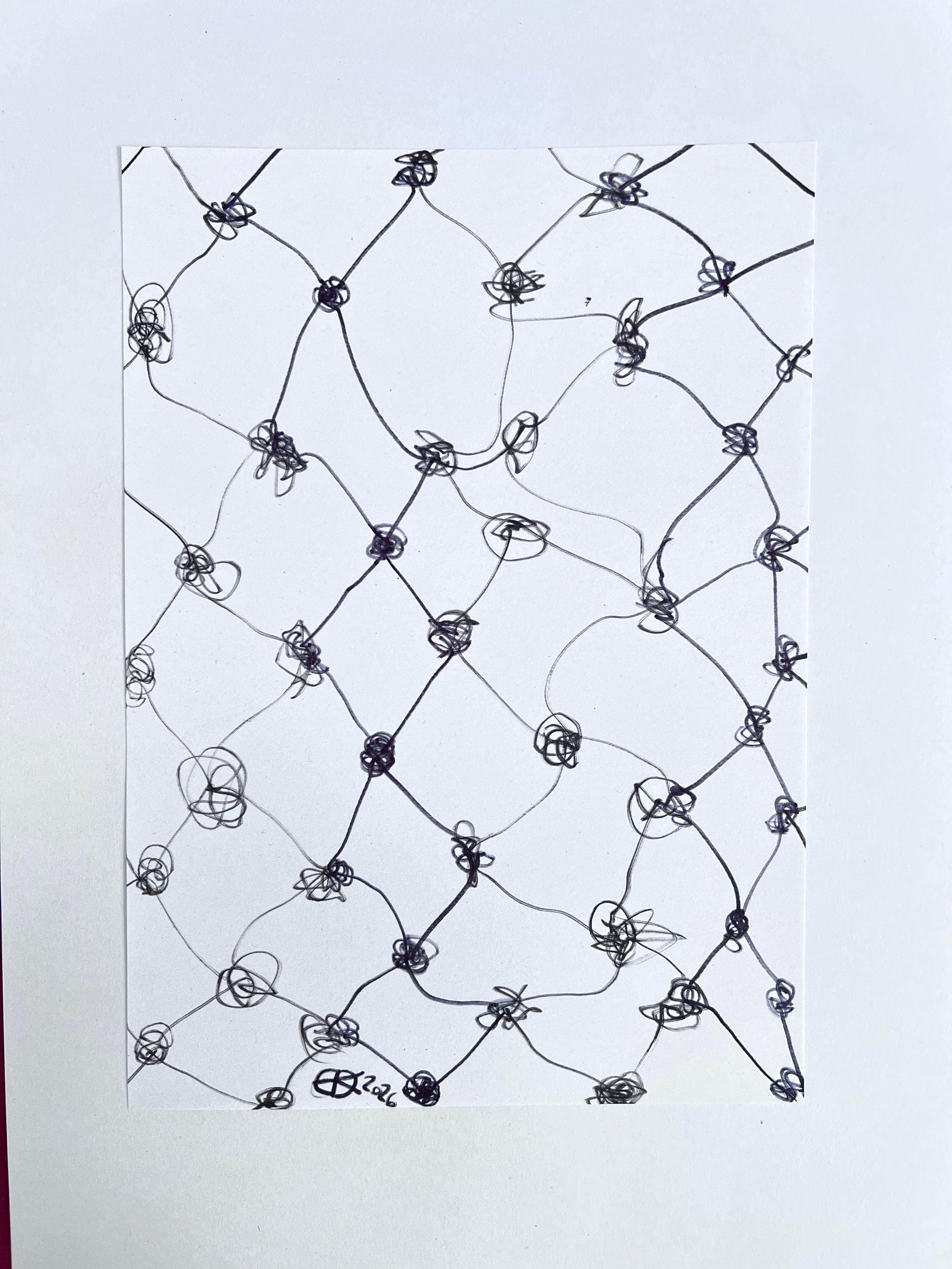 Meshy Drawing no. 44, artist sketch
