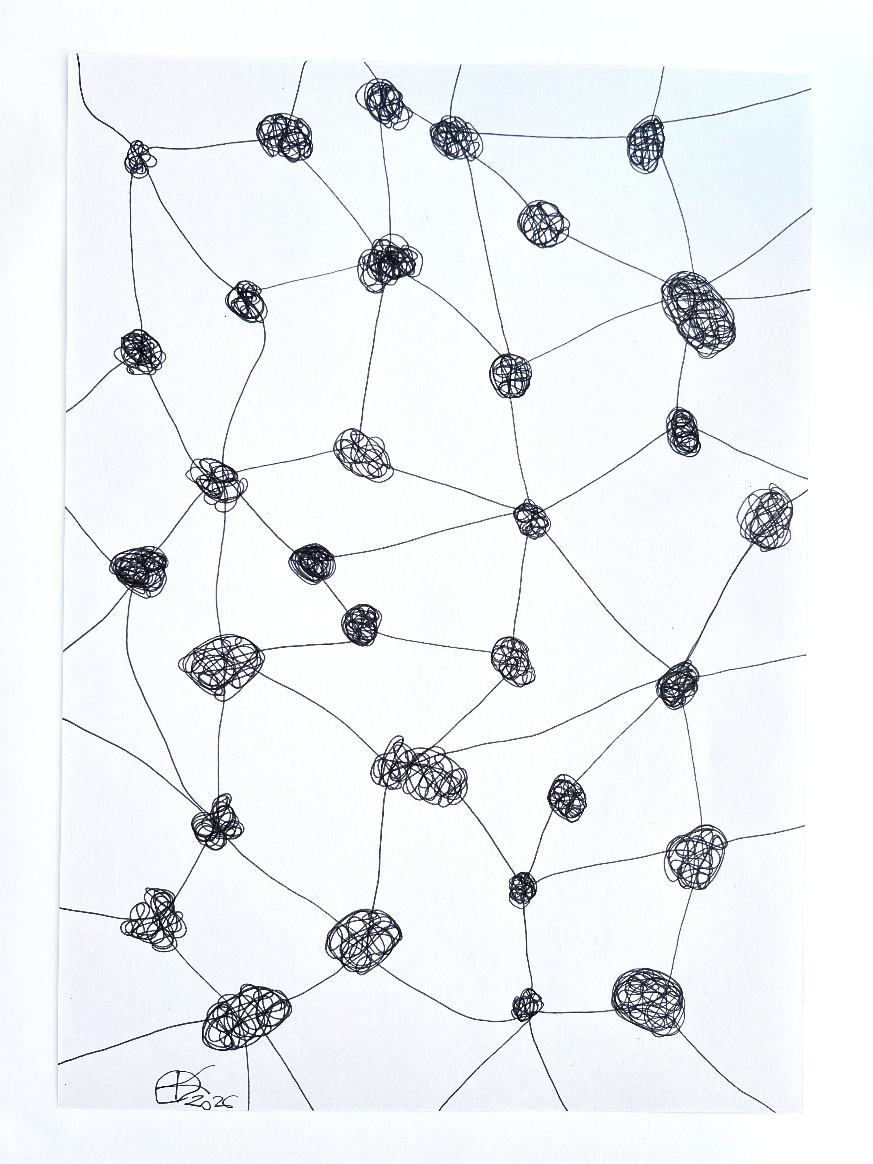 Meshy drawing no. 61, artist sketch