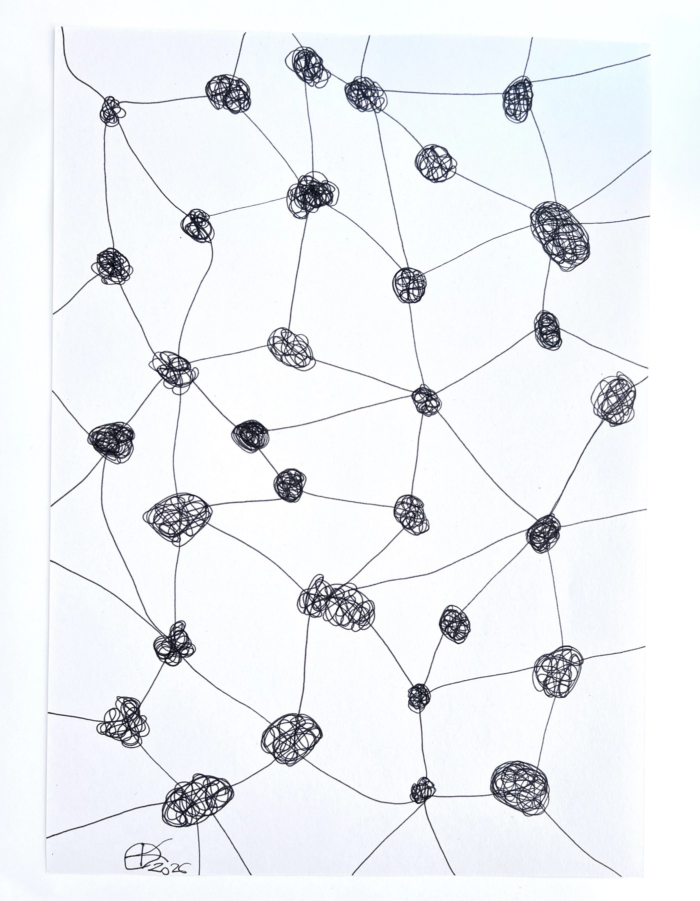 Meshy drawing no. 61, artist sketch
