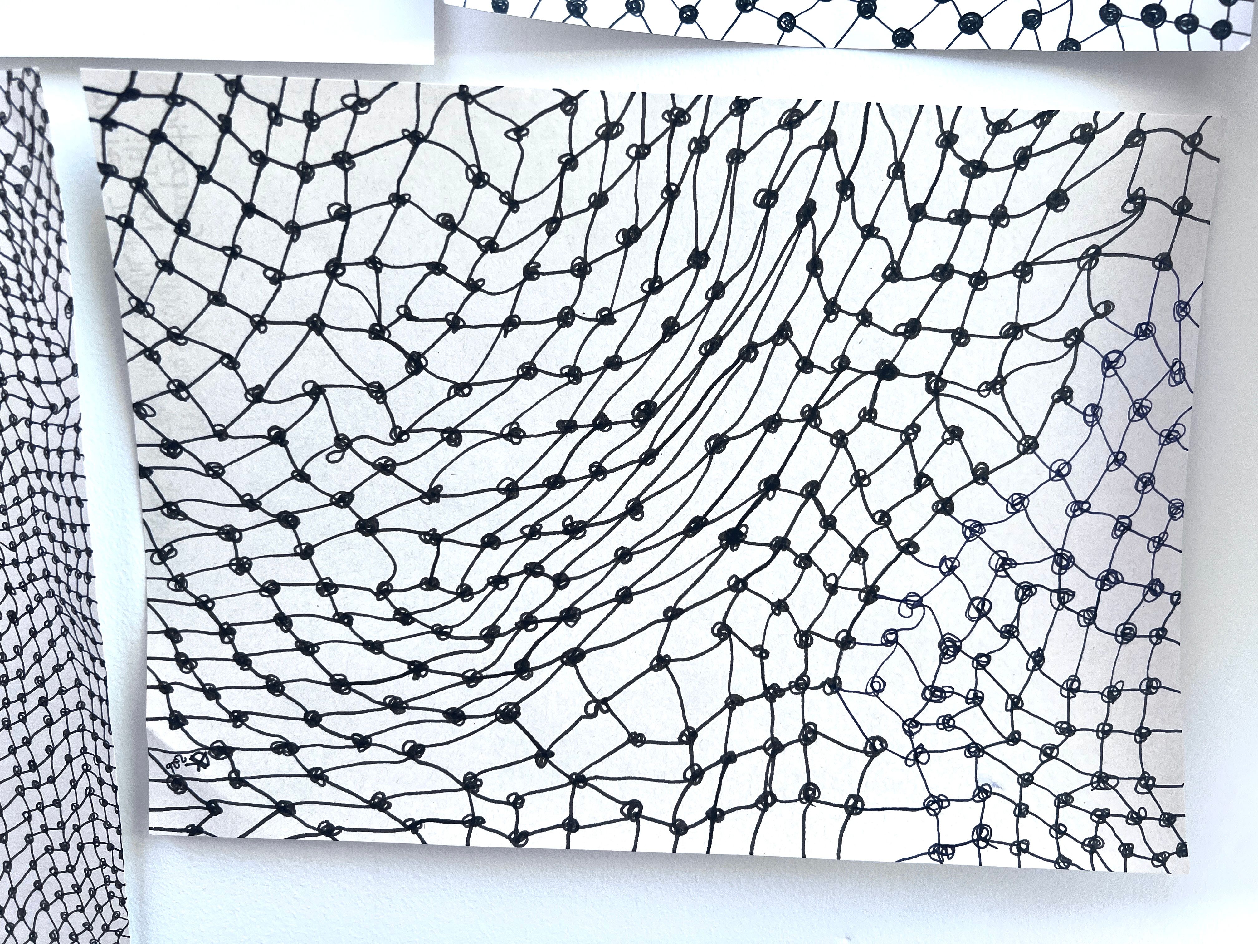 Mesh drawing no.11, artist sketch 