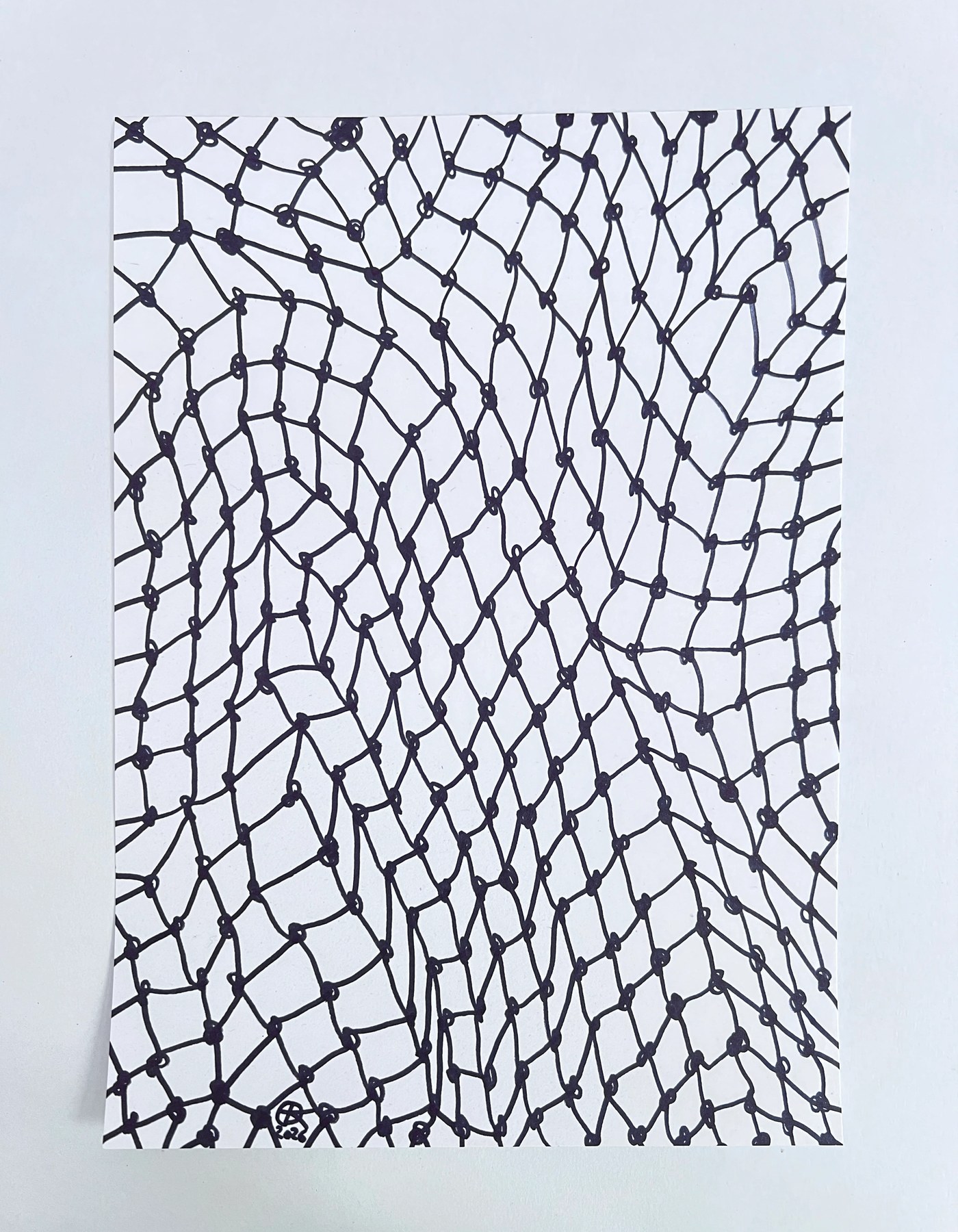 Meshy drawing no. 47, artist sketch