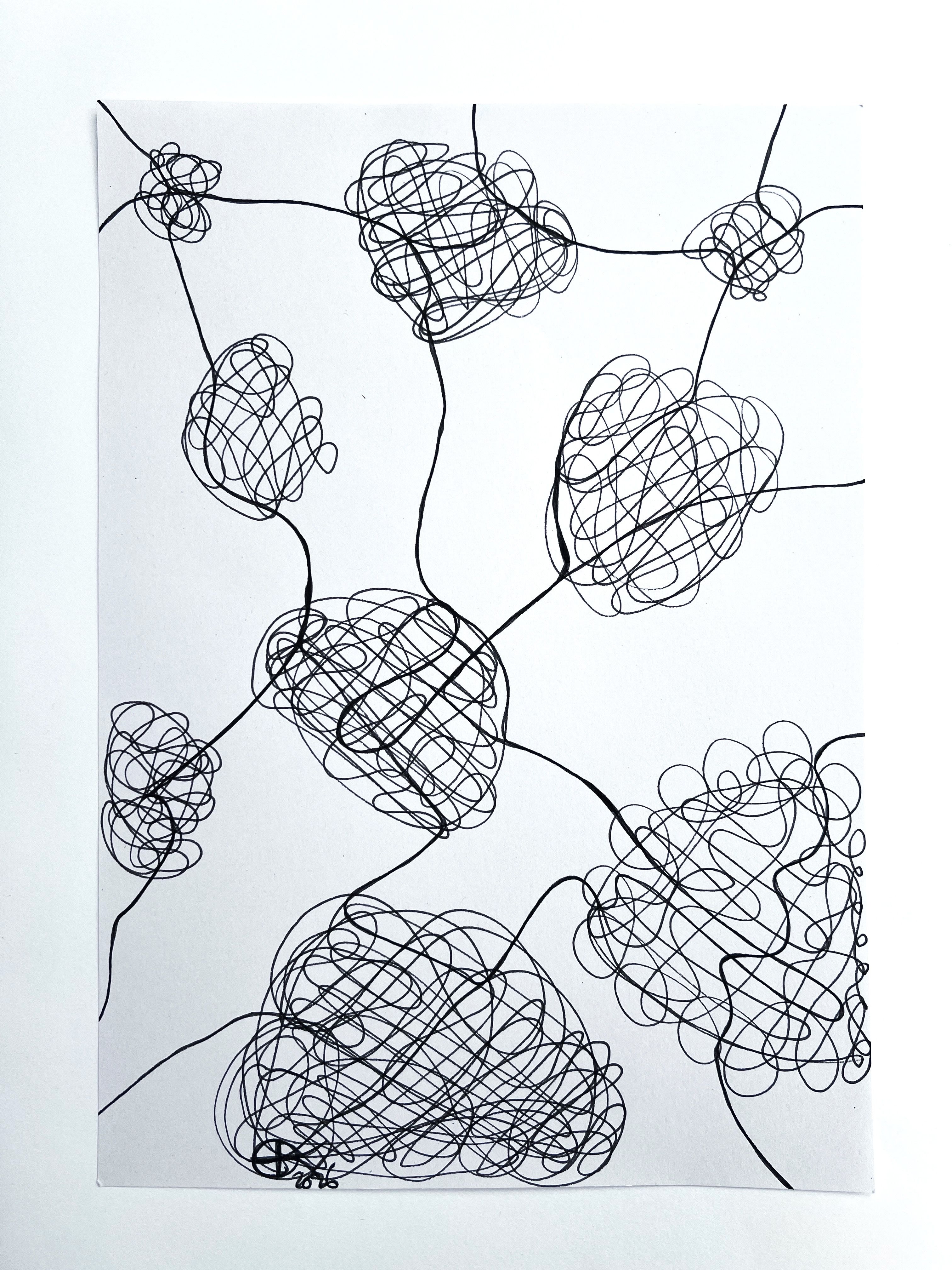 Meshy drawing no. 55, artist sketch 