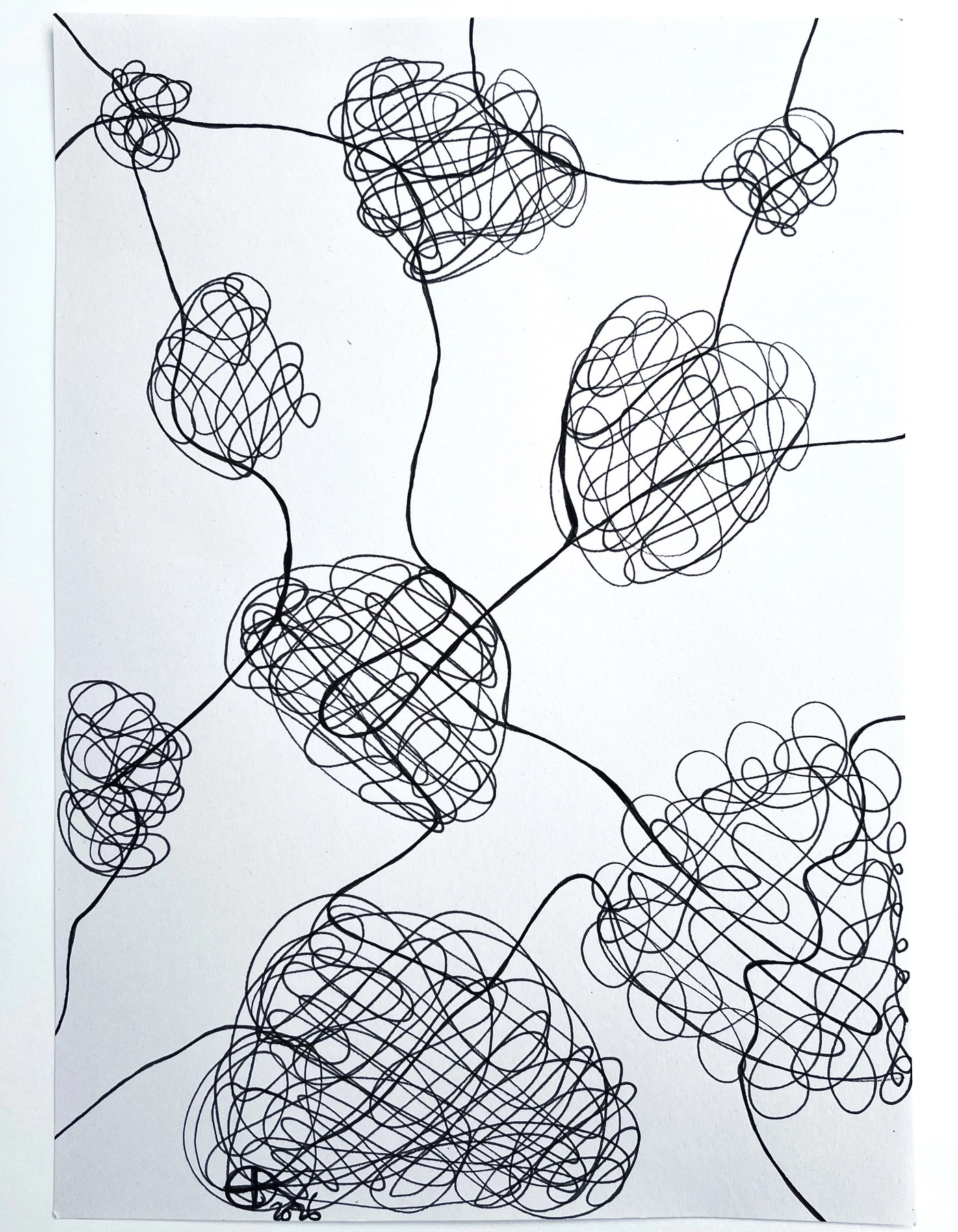 Meshy drawing no. 55, artist sketch