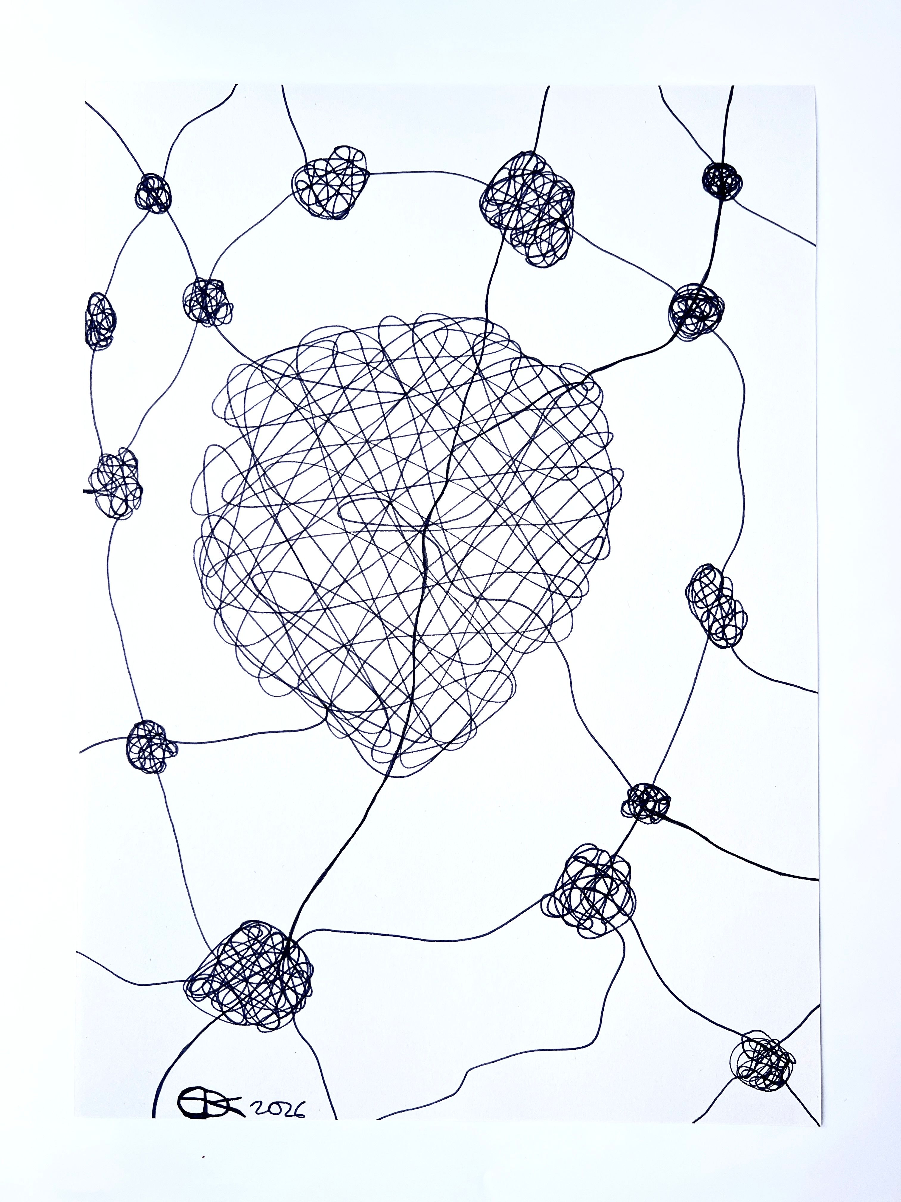 Meshy drawing no. 68, artist sketch