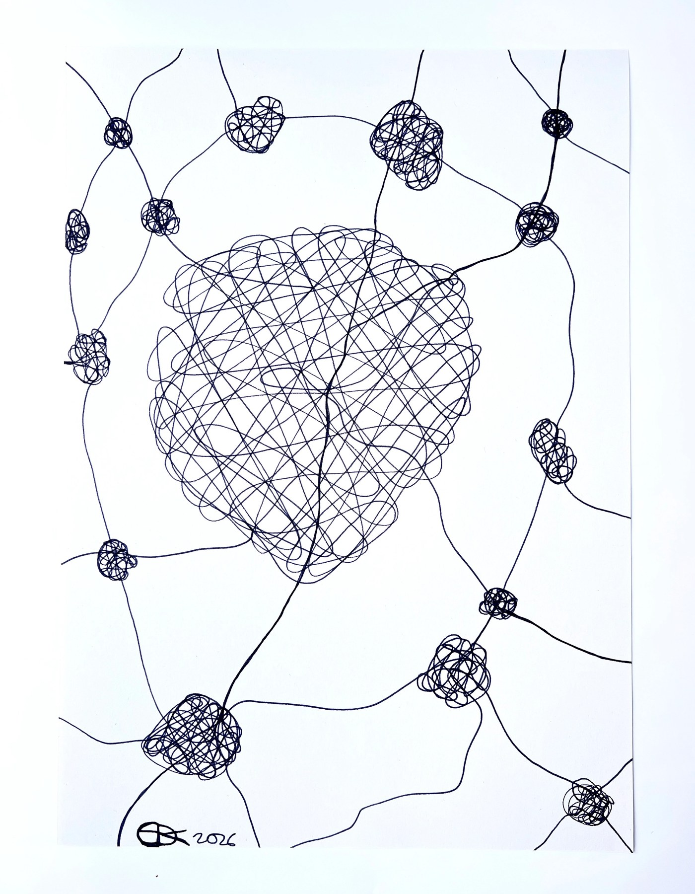 Meshy drawing no. 68, artist sketch