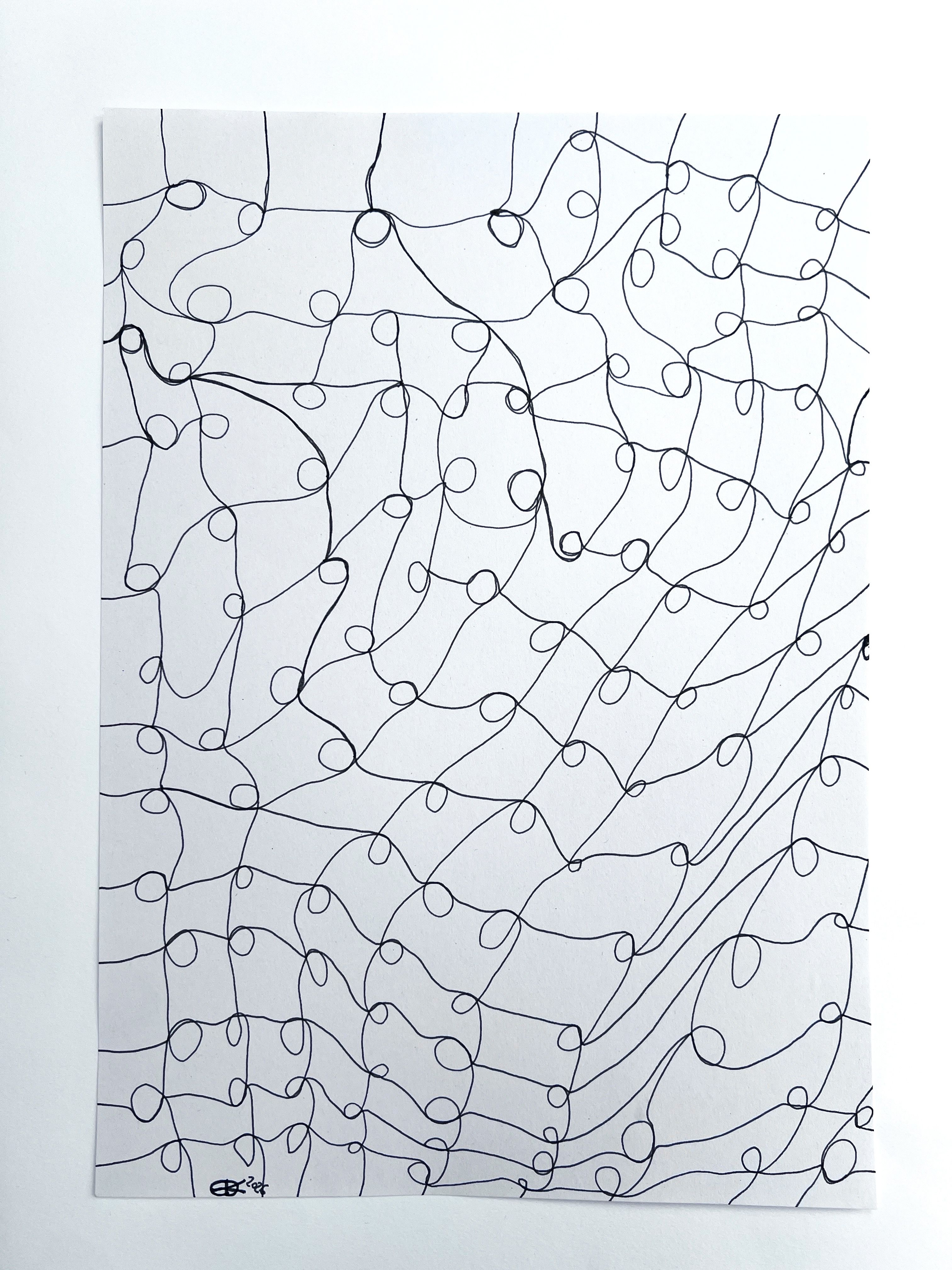 Meshy drawing no.54, artist sketch