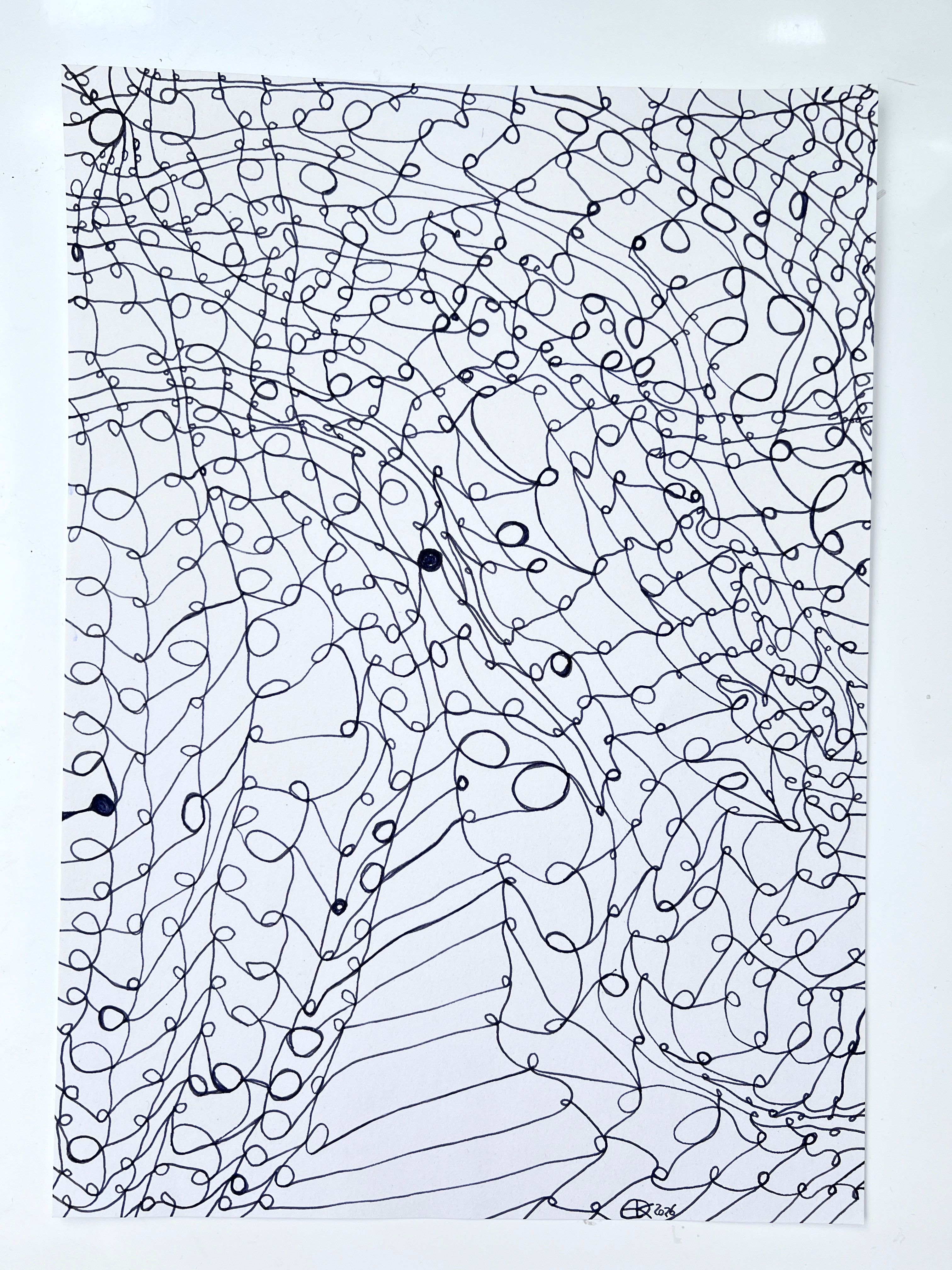 Meshy drawing no. 79, artist sketch