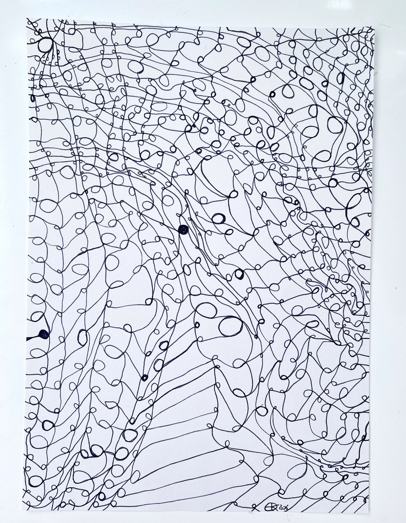Meshy drawing no. 79, artist sketch