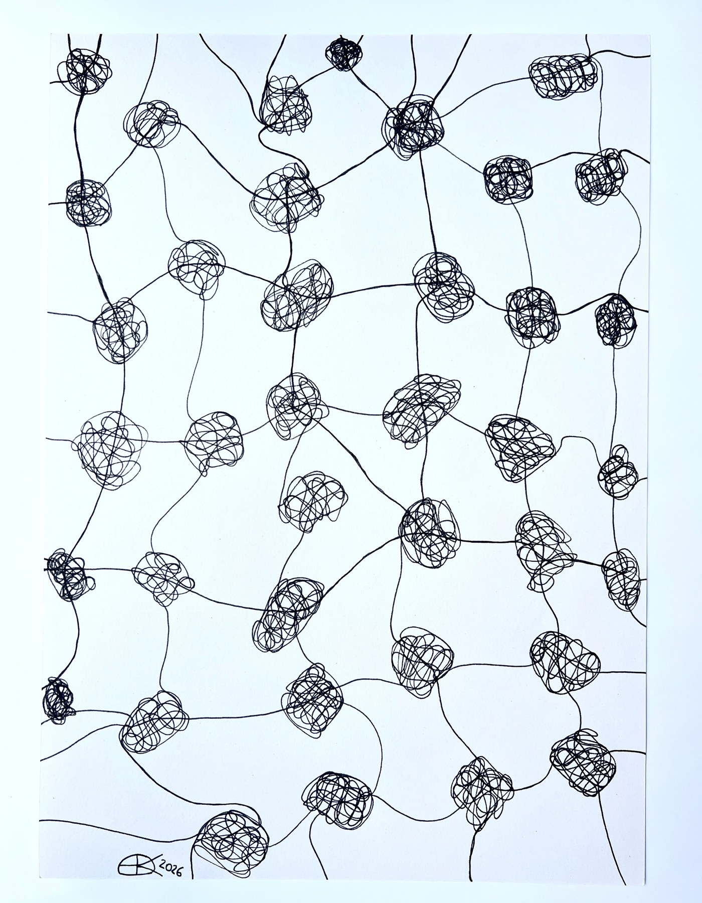 Meshy drawing no.74, artist sketch