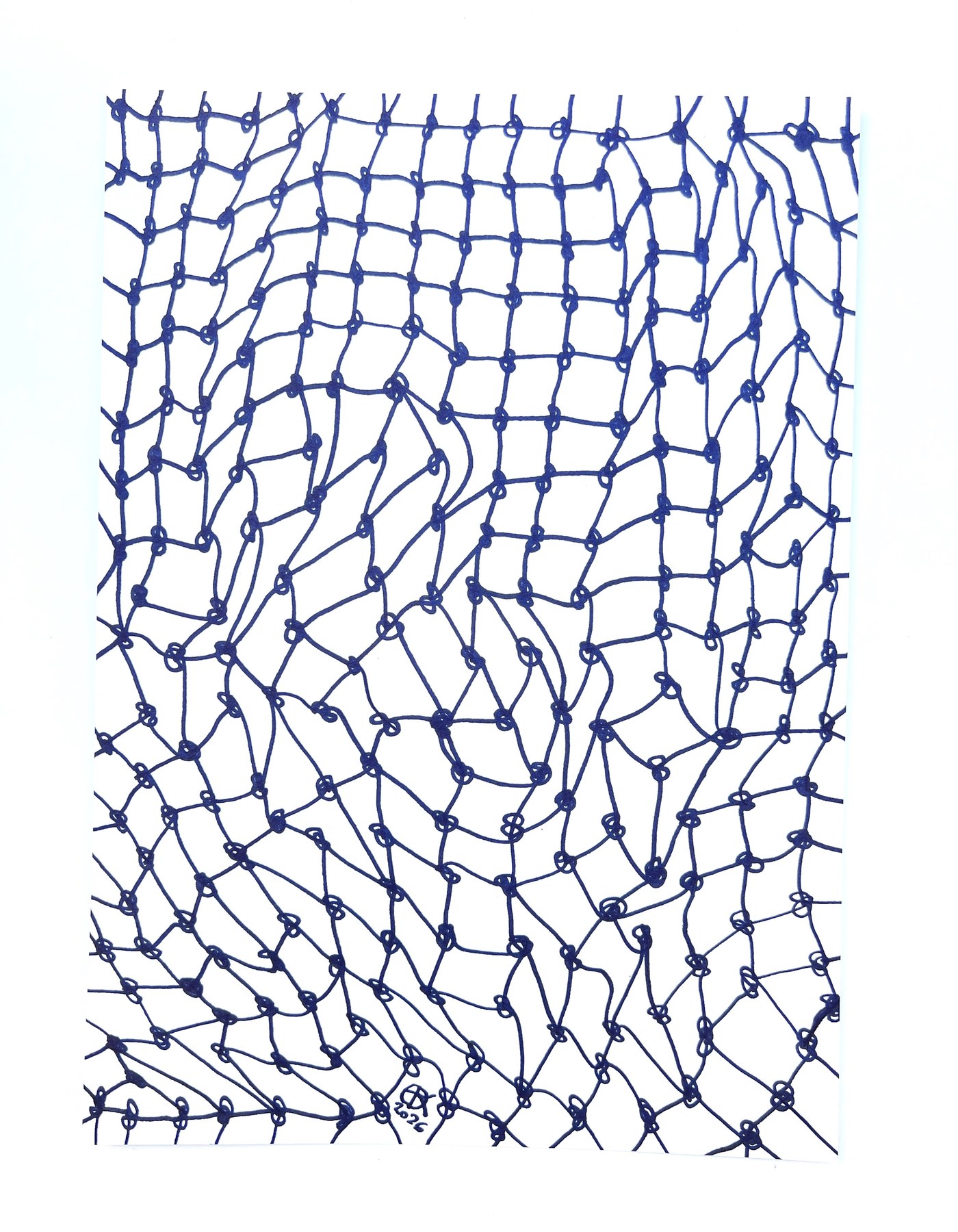 Meshy drawing no. 39, artist sketch