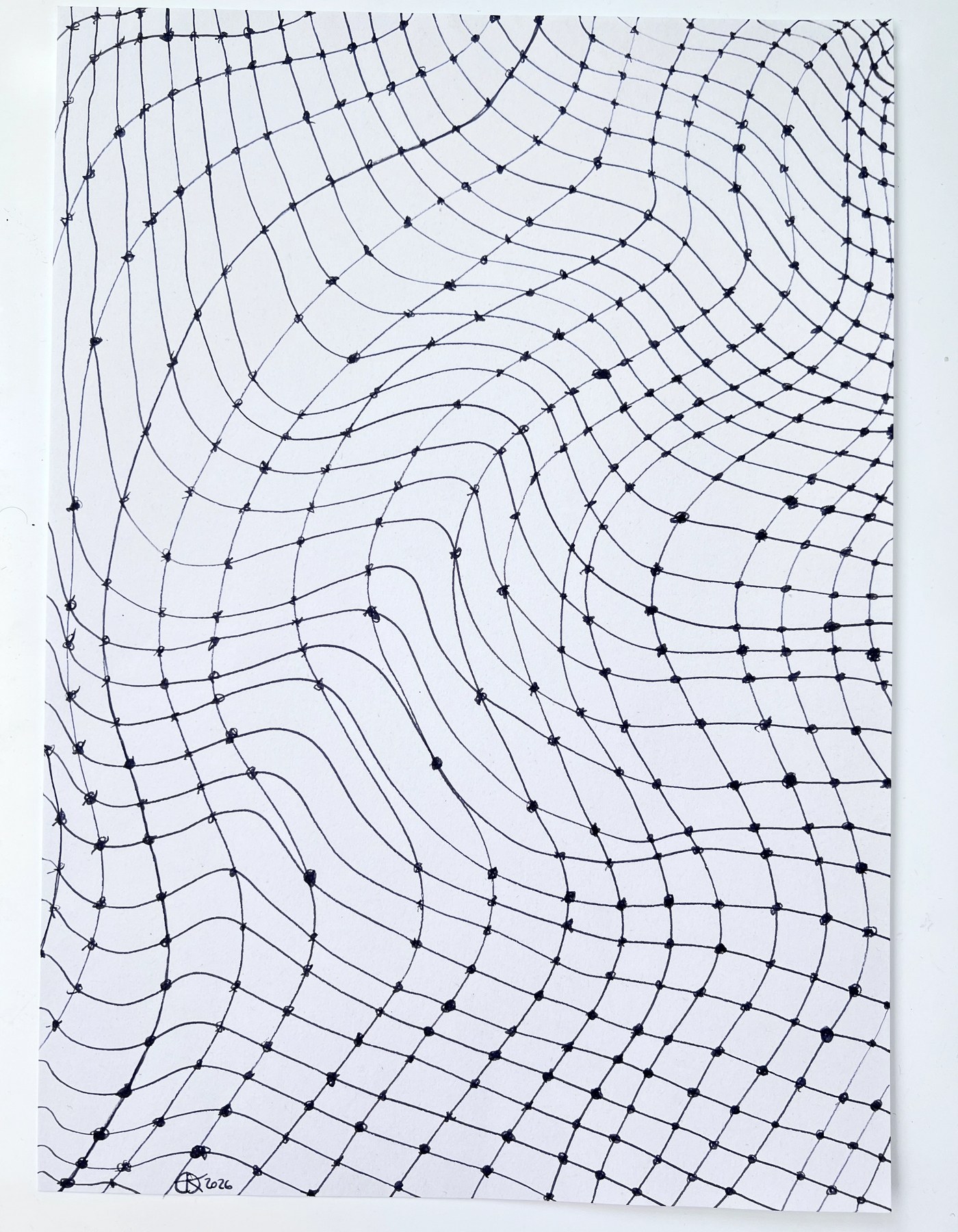 Meshy drawing no. 78, artist sketch