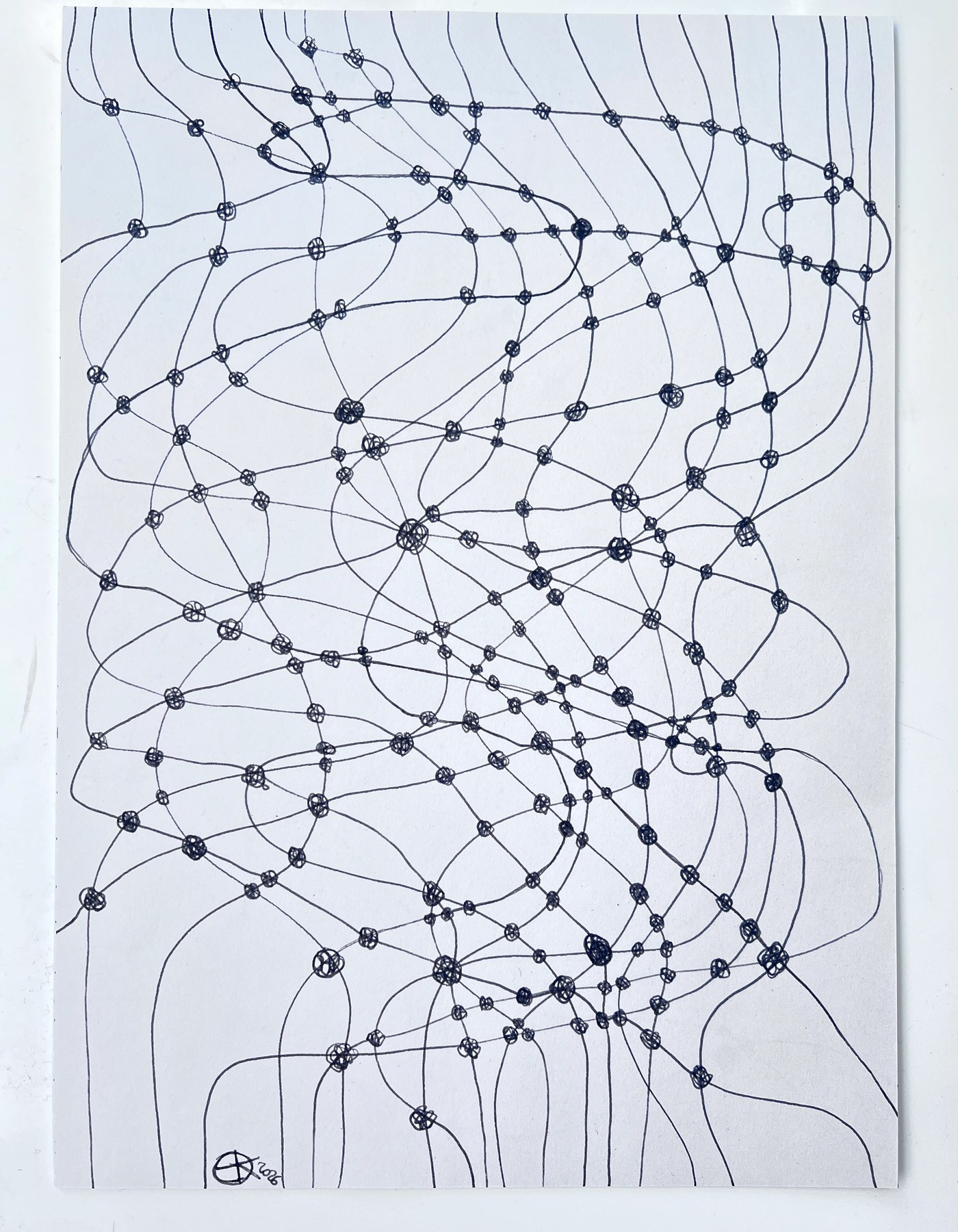Meshy drawing no. 86, artist sketch