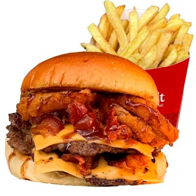 Imagen de Onion Crunch con aros de cebolla