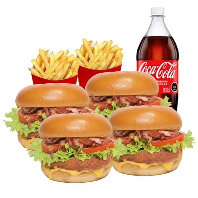 Imagen de Combo Panas Nugget Burger