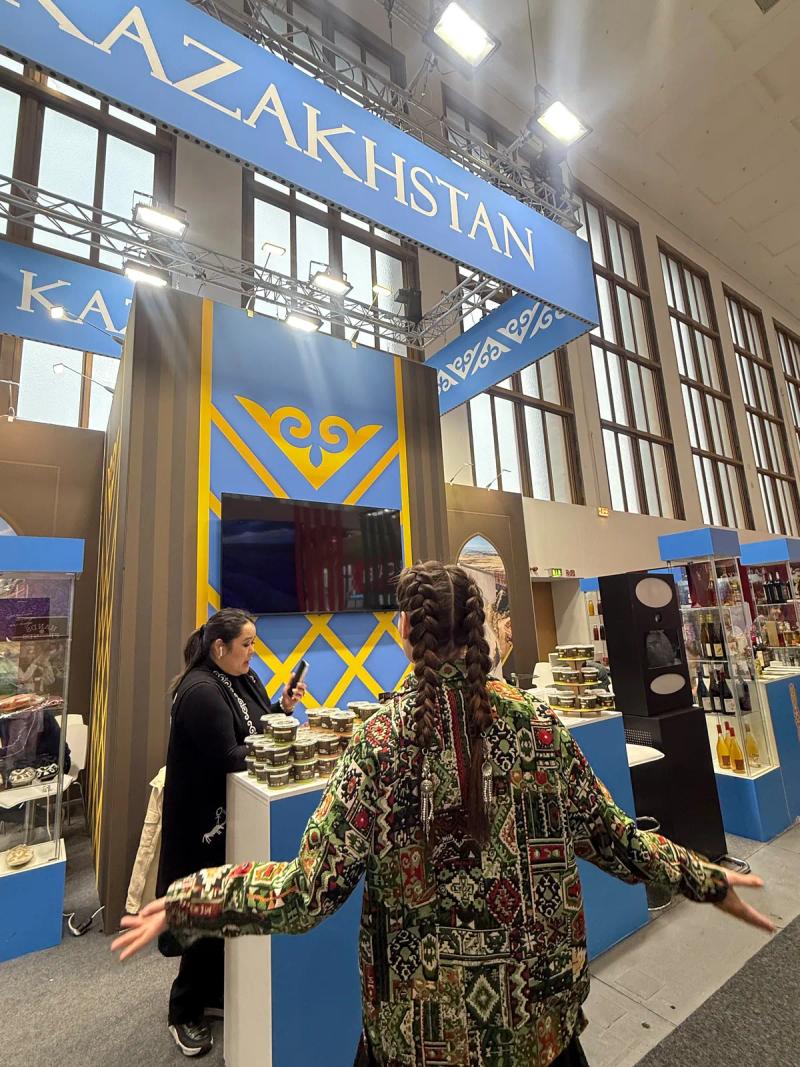 A BAY bomber from the back at the Kazakhstan stand