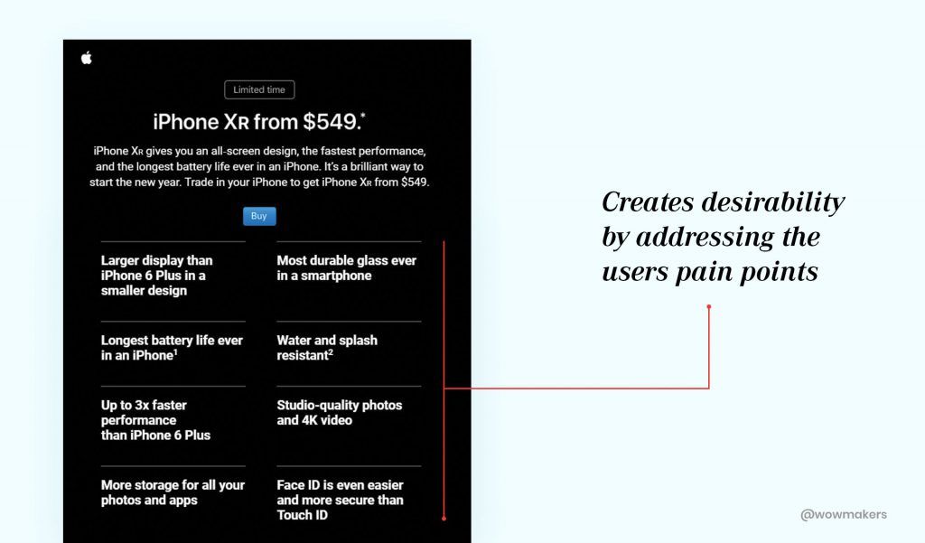 In a brilliant bid to capture the existing audience for an upgrade, Apple launched an email marketing campaign showcasing the features of iPhone XR.