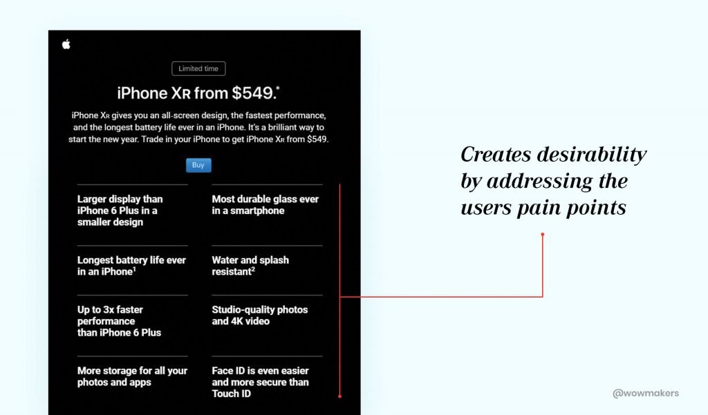 In a brilliant bid to capture the existing audience for an upgrade, Apple launched an email marketing campaign showcasing the features of iPhone XR.