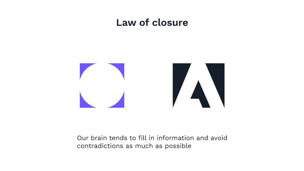 UX laws: Law of closure