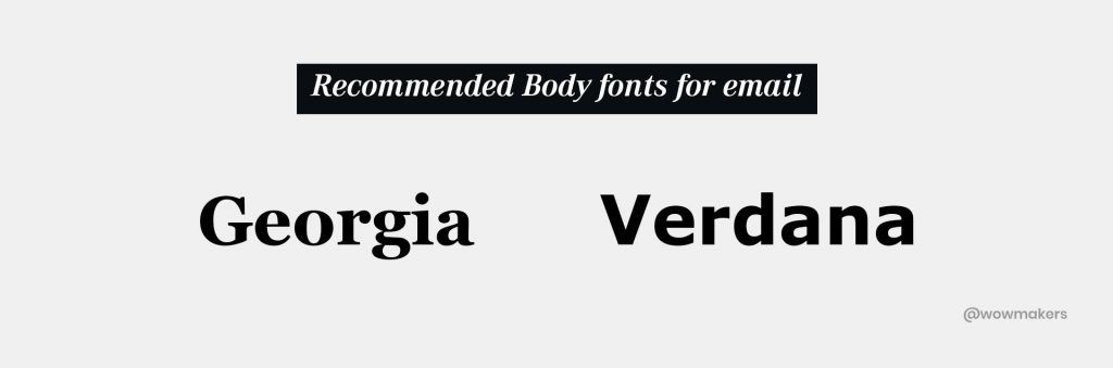 Body Font