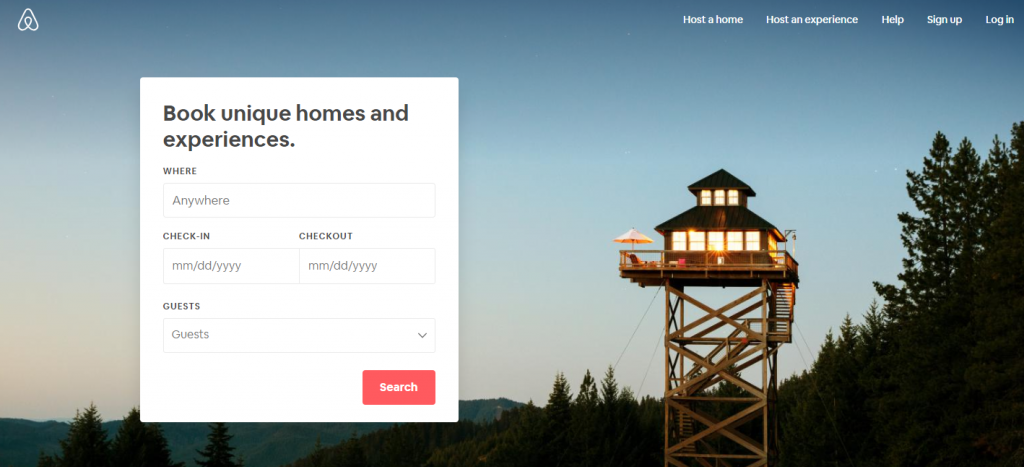 Airbnb Landing Page