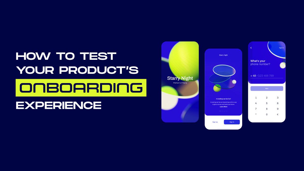 How to Test your Product Onboarding Experience