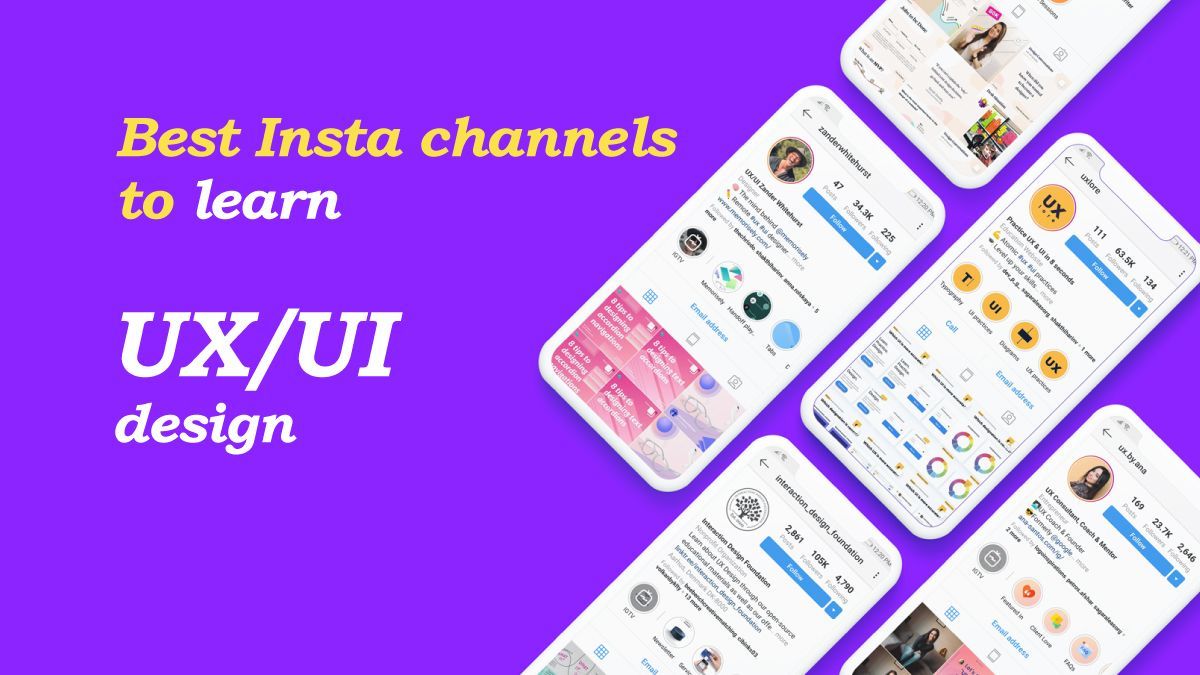 Best Instagram Channels to Learn UX/UI Design