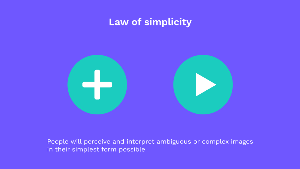 UX laws: law of simplicity in accessibility buttons designed in video players