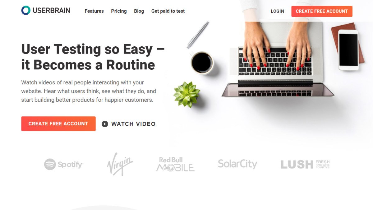 USERBRAIN - Live user interaction tracking tool