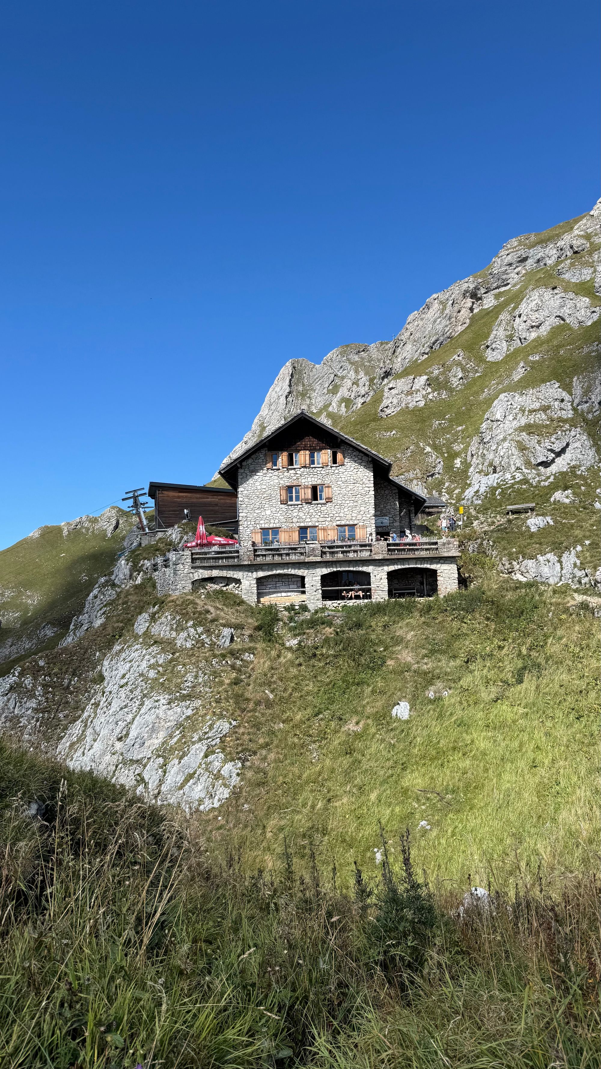 Tag eins im Tannheimer Tal: rauf zur Bad Kissinger Hütte, rüber zum Gamskopf