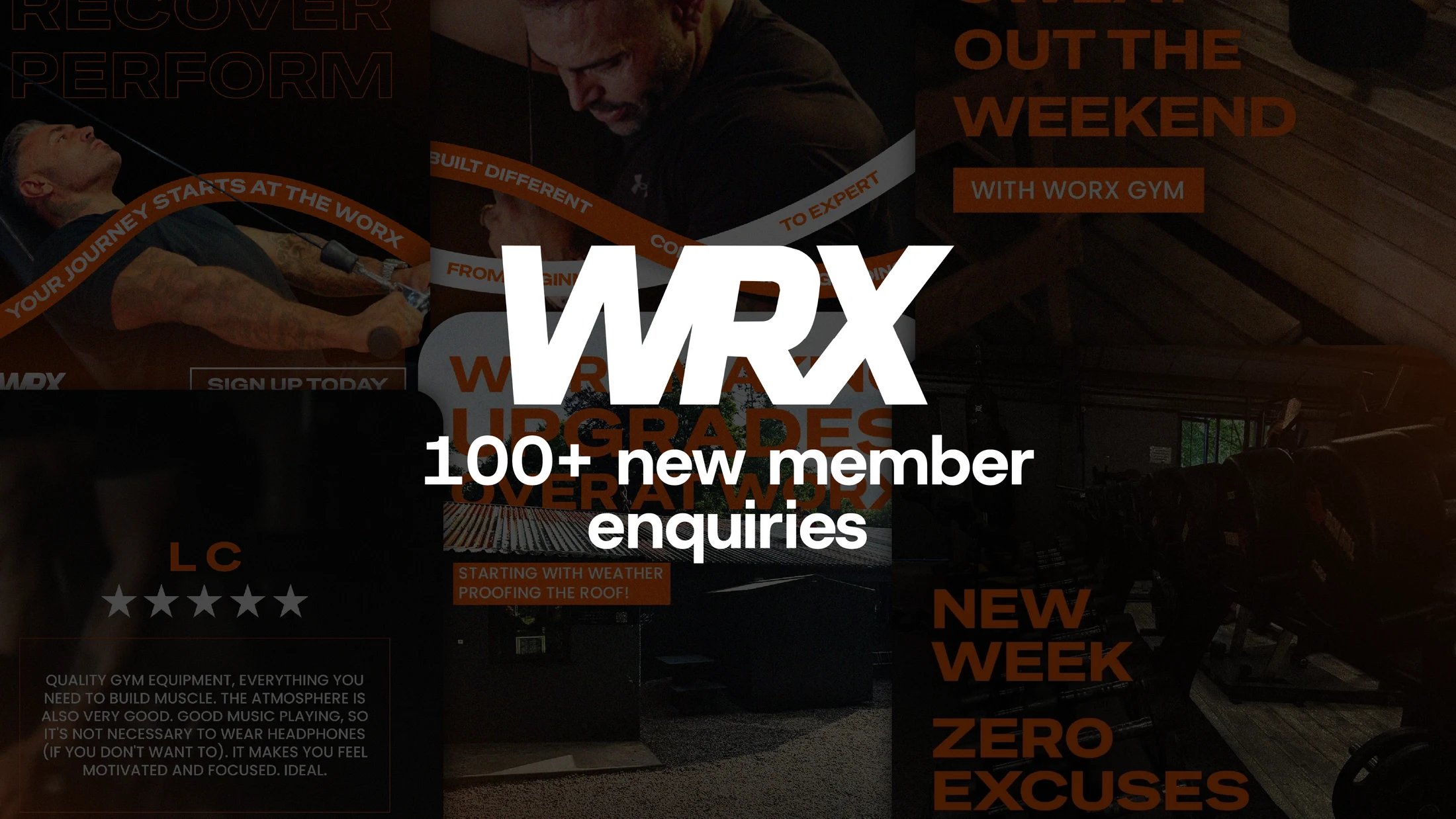 Worx Gym: more than 100 new member enquiries