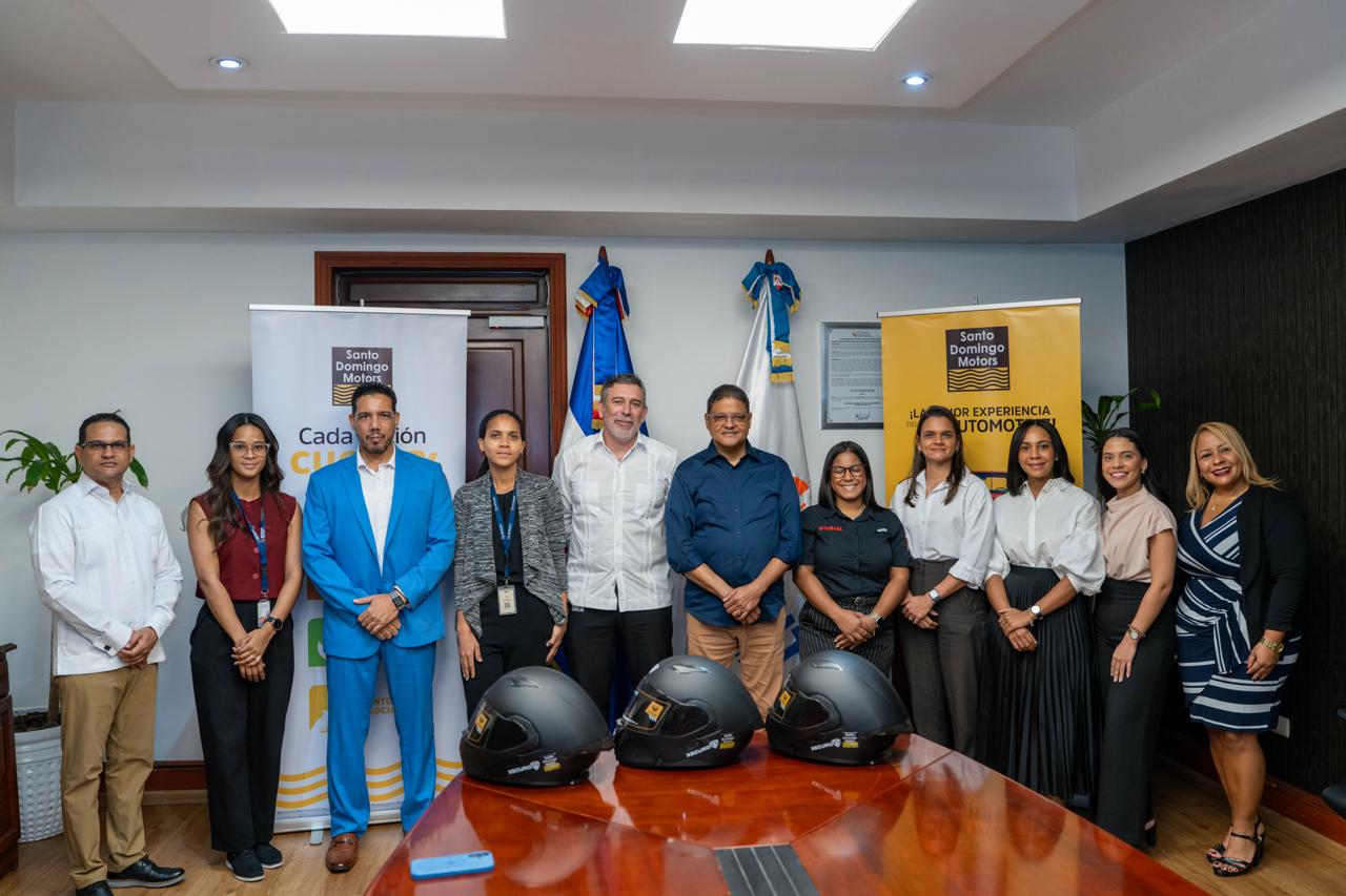Imagen relacionada con Santo Domingo Motors y Yamaha fortalecen su colaboración con el INTRANT para impulsar la seguridad vial