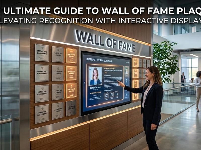 The Ultimate Guide to Wall of Fame Plaques: Elevating Recognition with Interactive Displays