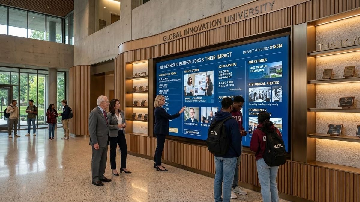 Donor Recognition Walls: The Best Designs to Inspire Philanthropy