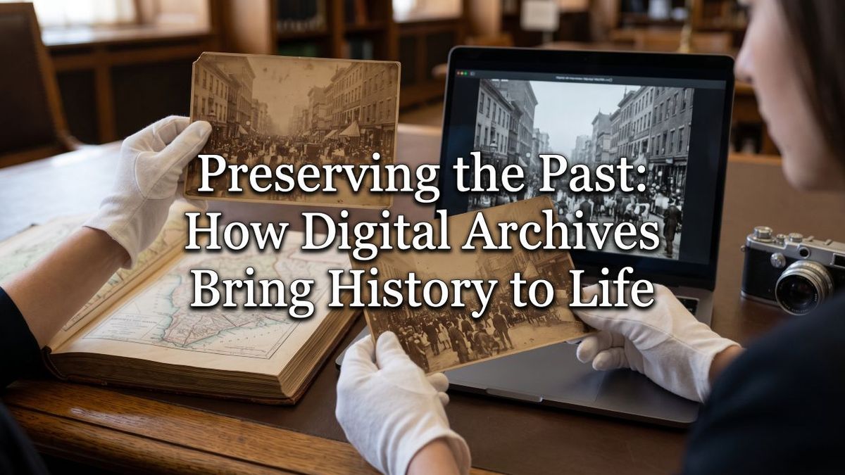 Preserving the Past: How Digital Archives Bring History to Life