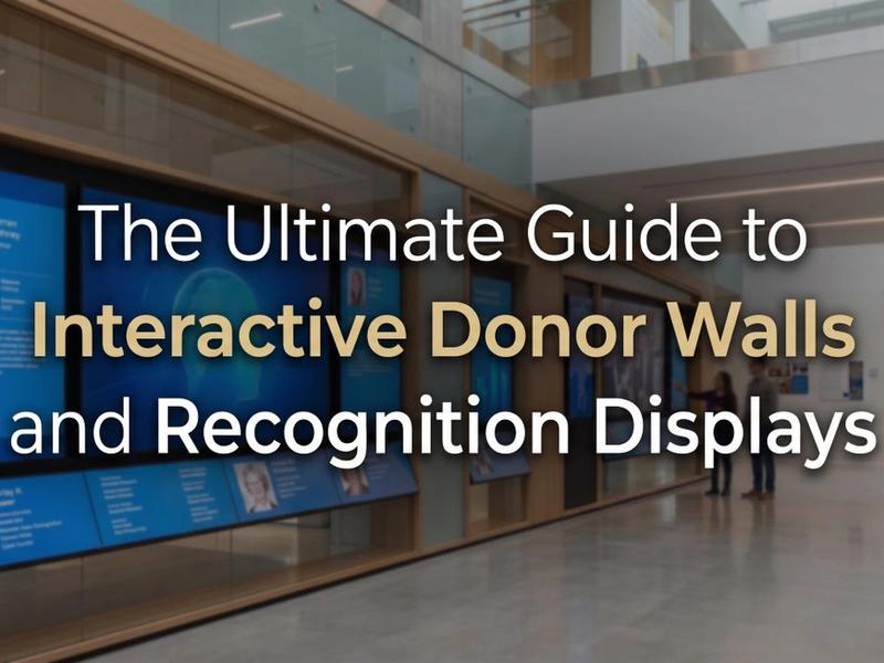 The Ultimate Guide to Interactive Donor Walls and Recognition Displays