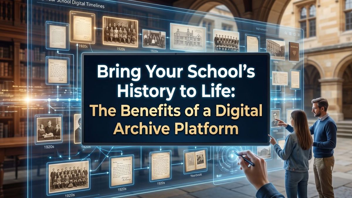 Bring Your School’s History to Life: The Benefits of a Digital Archive Platform