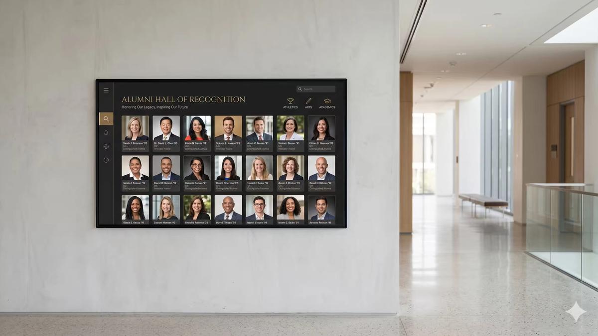 A Comprehensive Guide to Alumni Recognition Touchscreen Solutions
