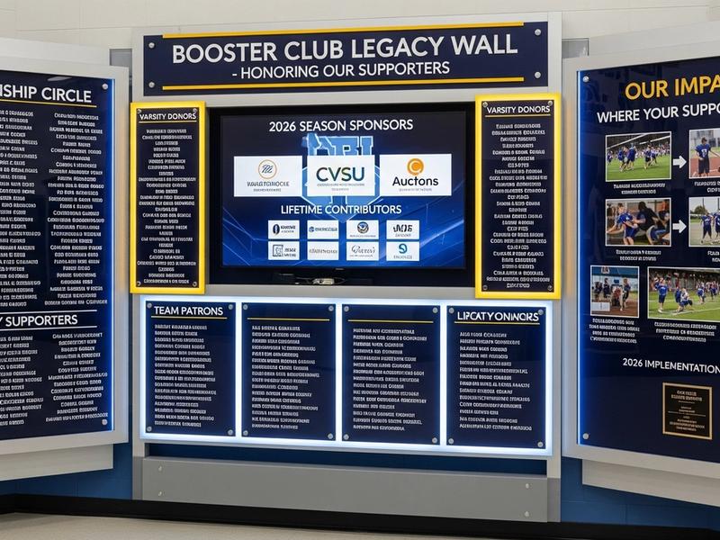 Donor Recognition Displays for Booster Clubs: 2026 Implementation Guide