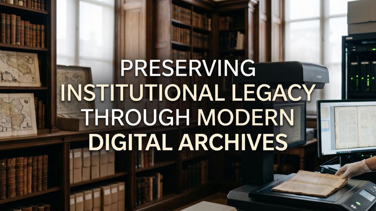 Preserving Institutional Legacy Through Modern Digital Archives