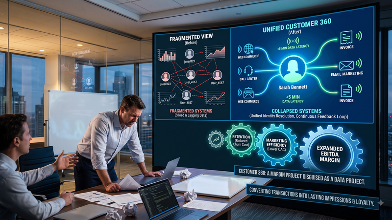Customer 360: A Margin Project Disguised as a Data Project
