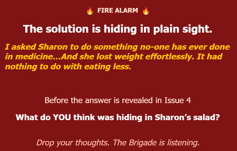 The solution is hiding in plain sight.
