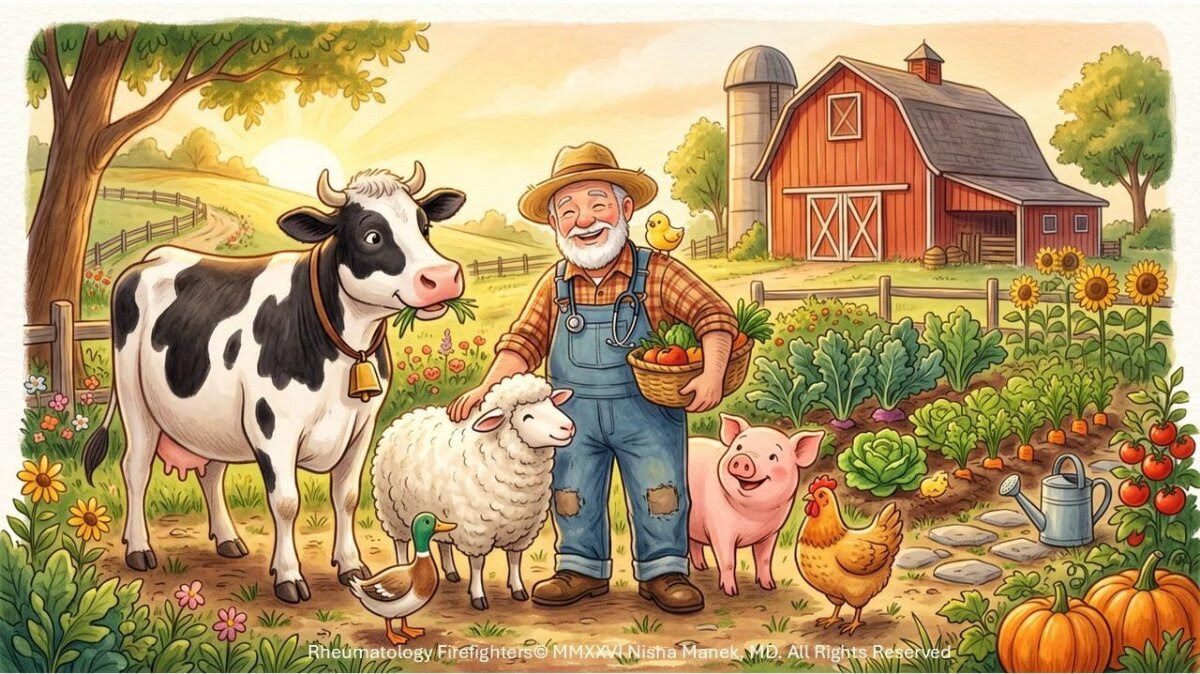 illustration of farm