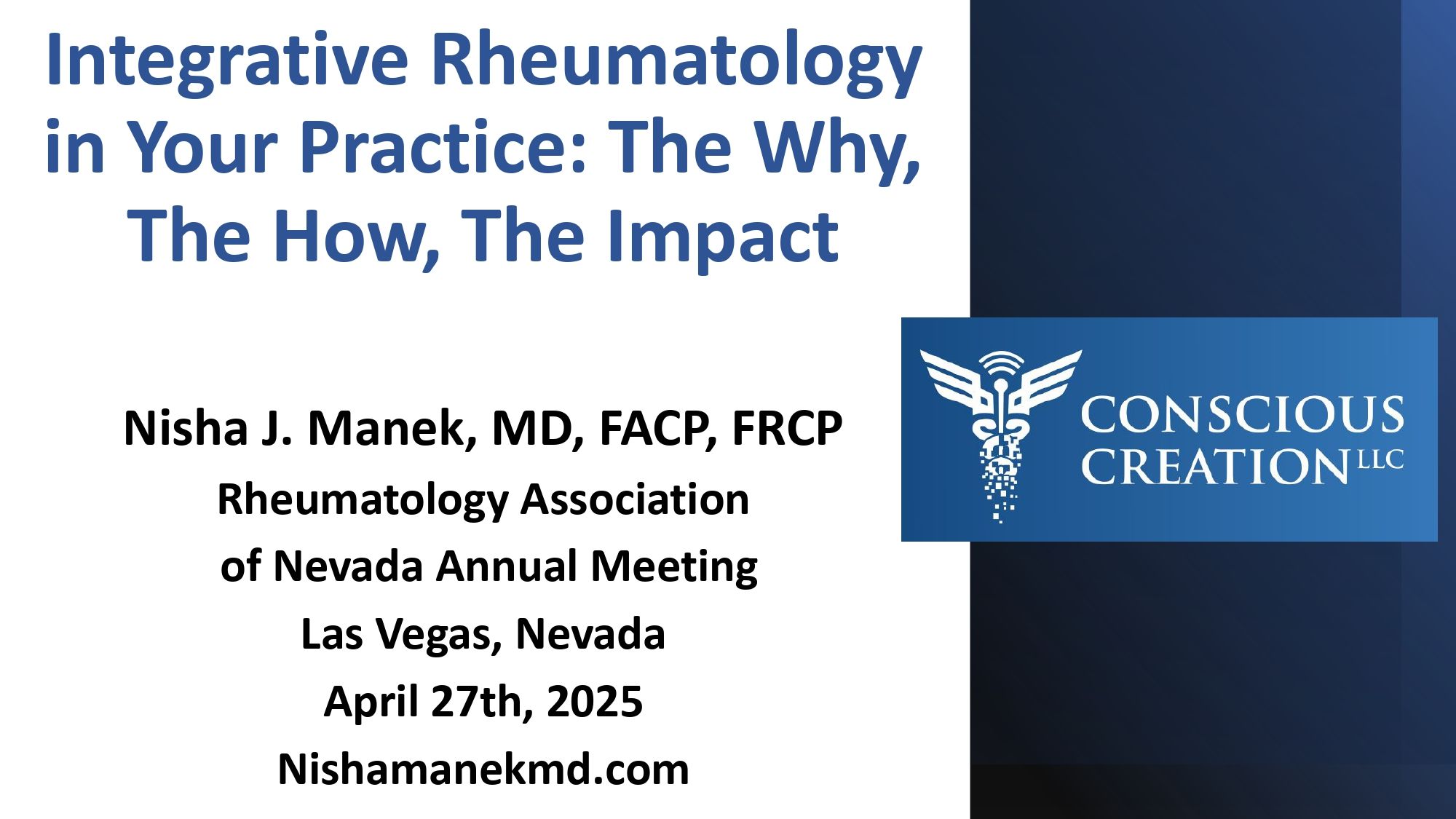 Nevada Rheumatology April 2025 Nisha Manek