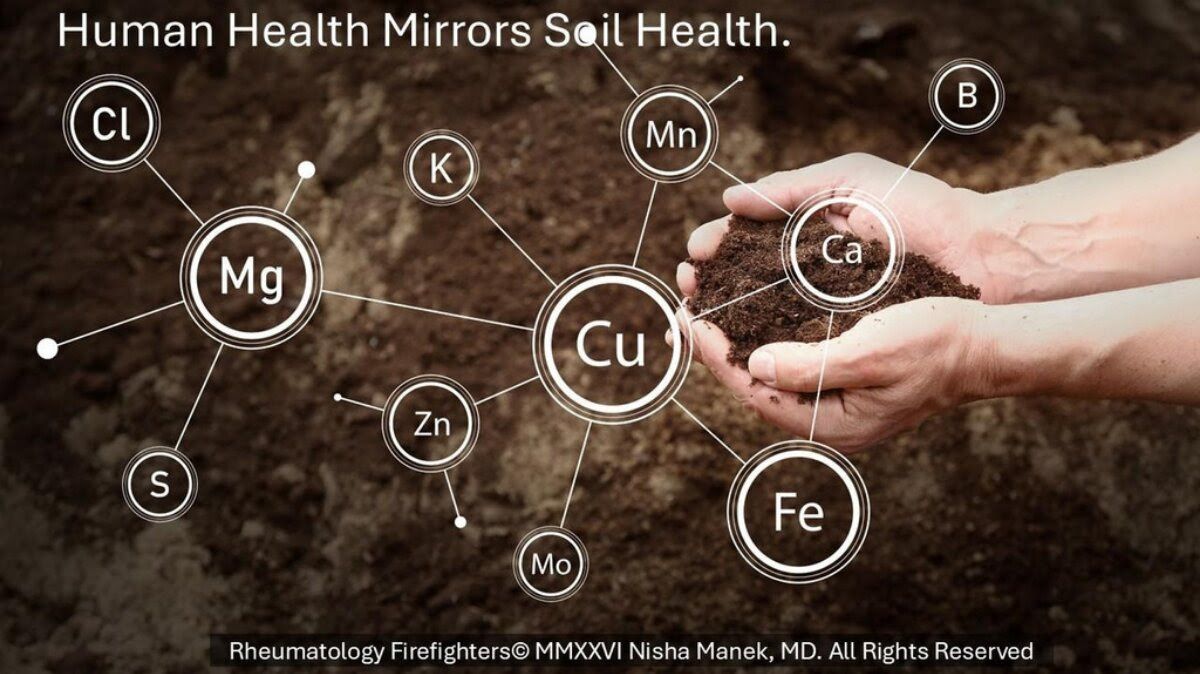 human health mirrors soil health