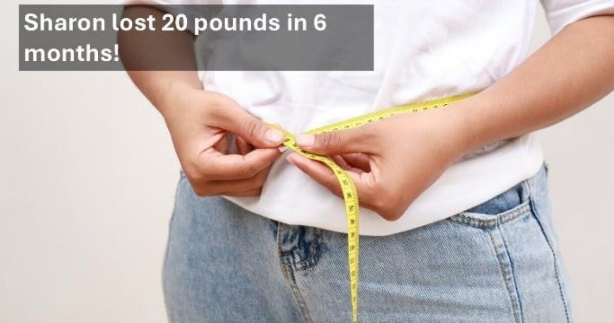 sharon lost 20lb in 6 months